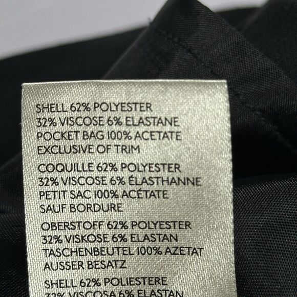 Maeve Anthropologie Tie-Waist Culottes Pants Wide‎ Leg Womens Sz 6 Black Cropped - Picture 13 of 15